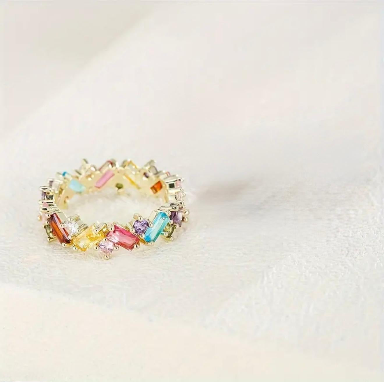 Geometry Rainbow Ring