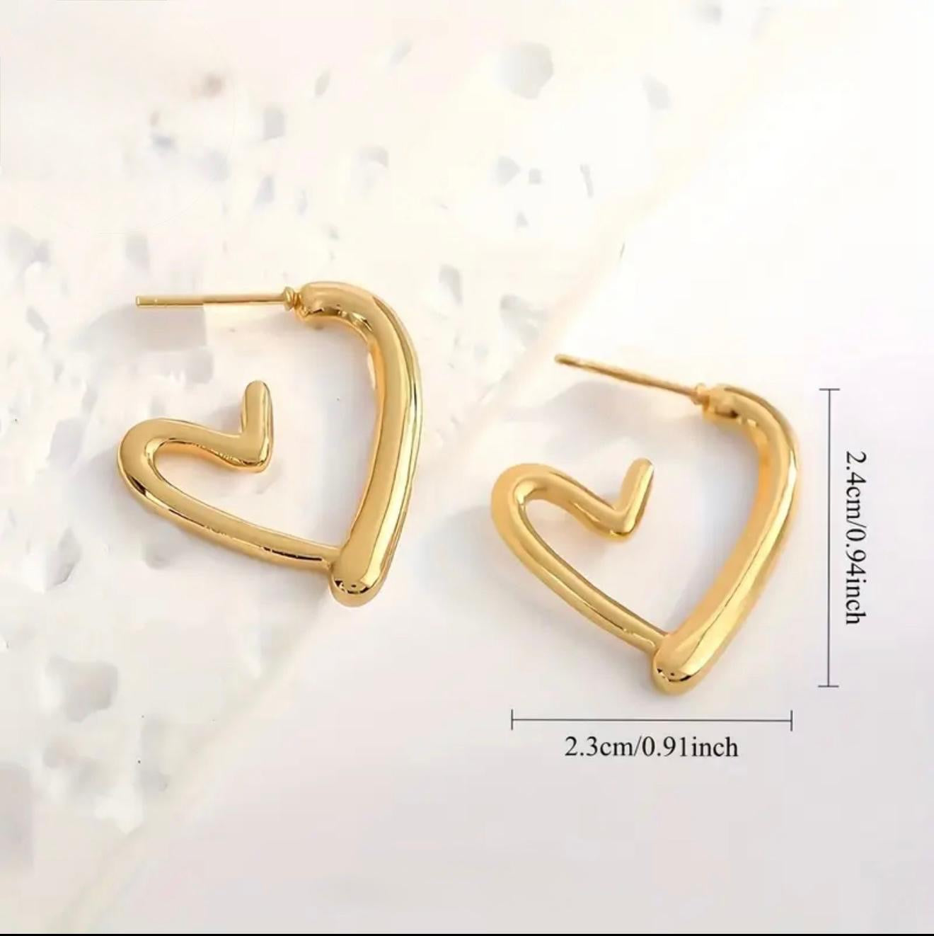 Heart-Shaped Earrings