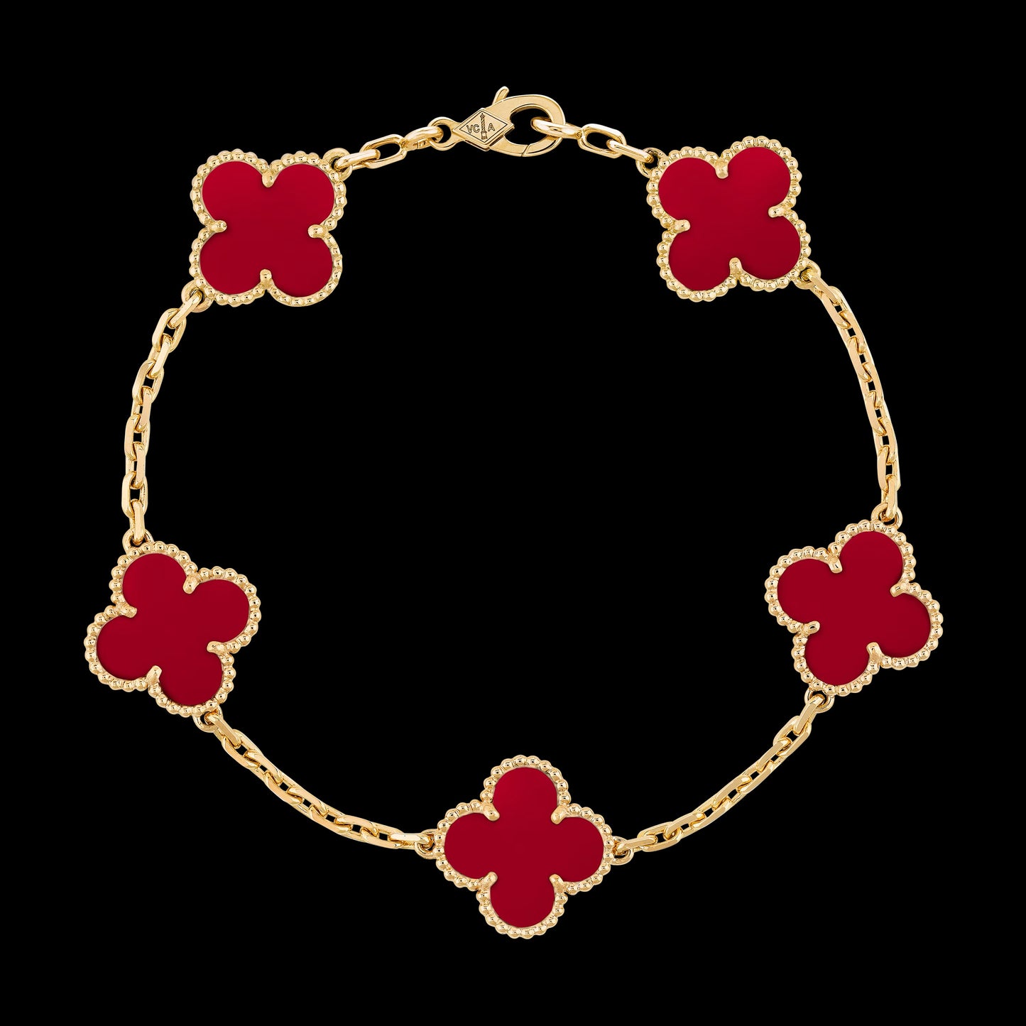 Minnatti Clover Bracelet Wine