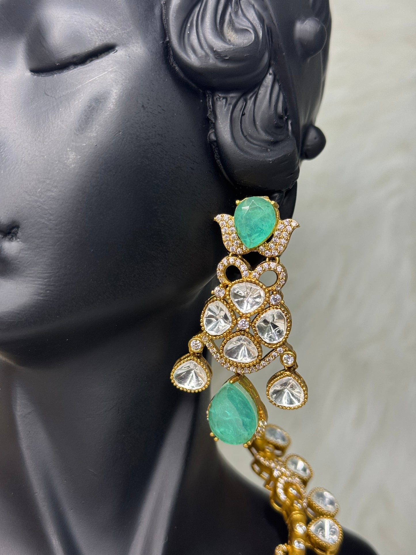 Green Moissanite Set