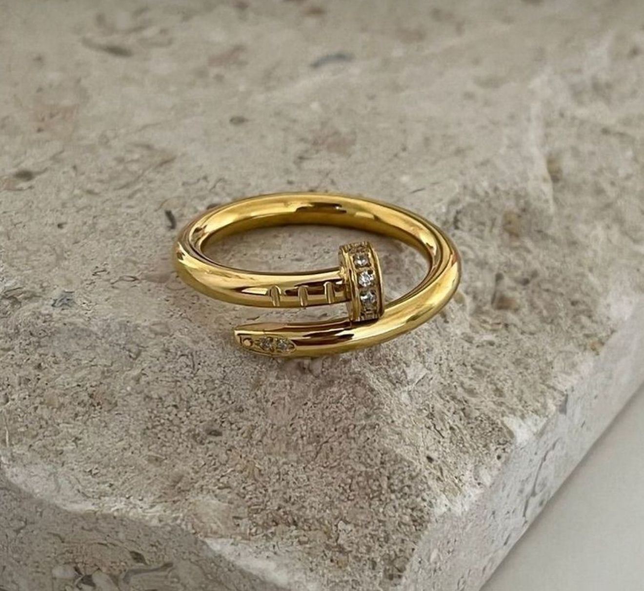 Nail Stone Ring