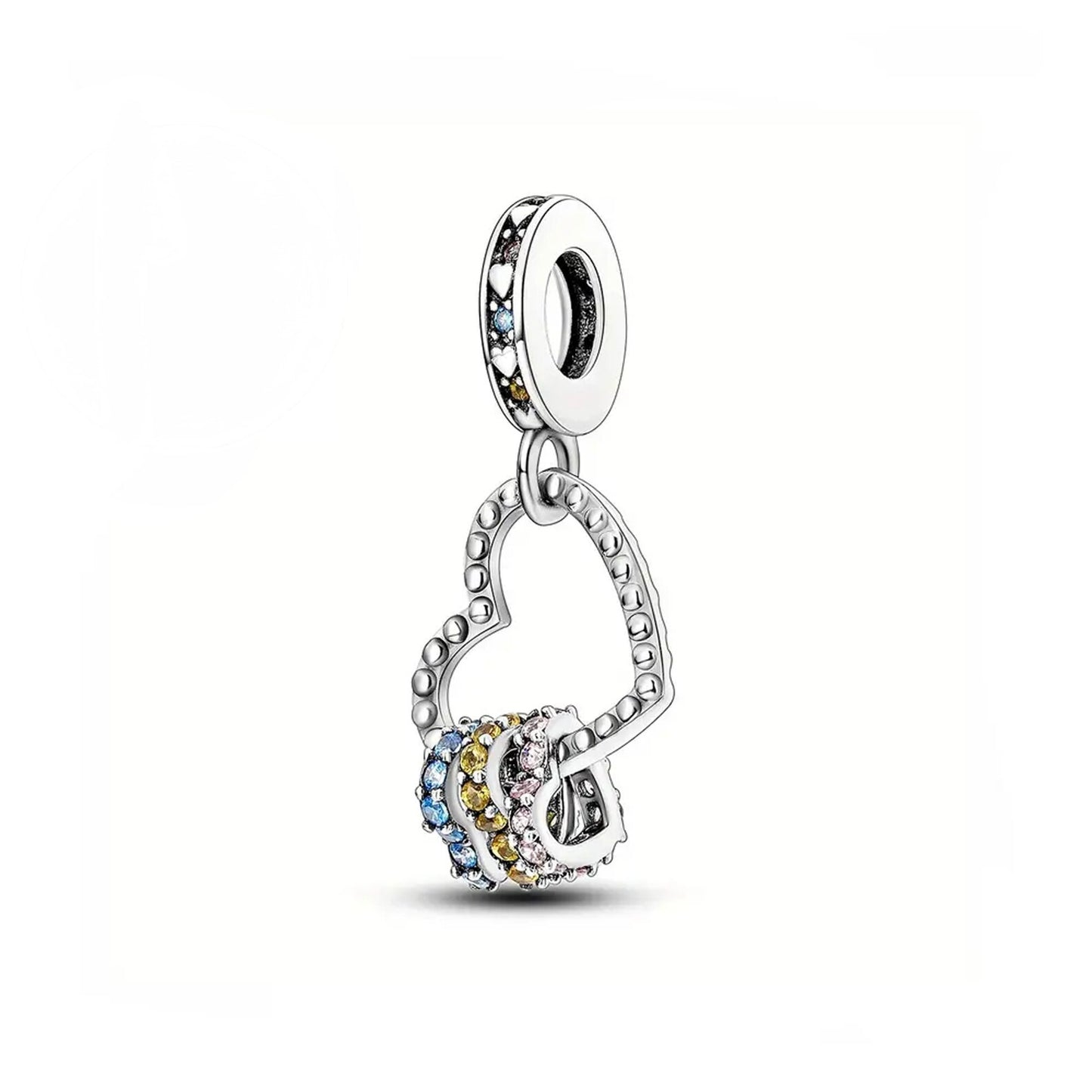 Connected Hearts Charm