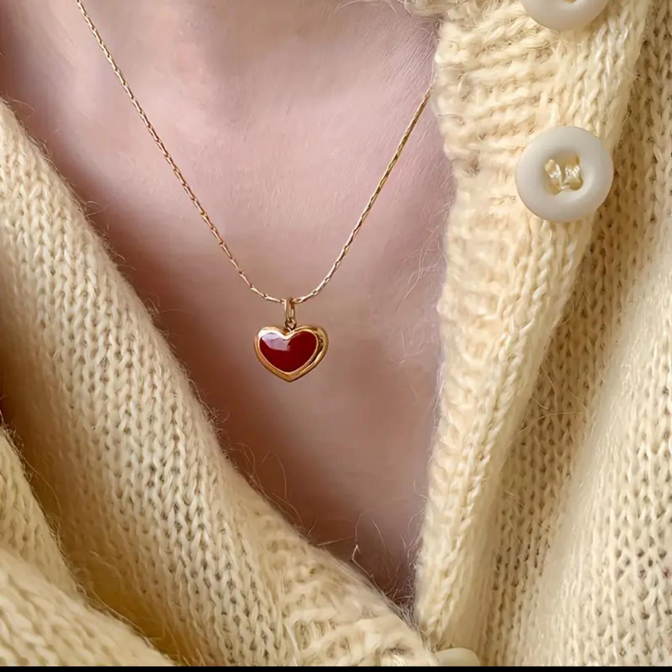 Red Heart Necklace