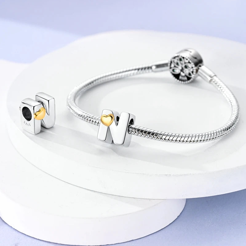 Letter N Alphabet Charm