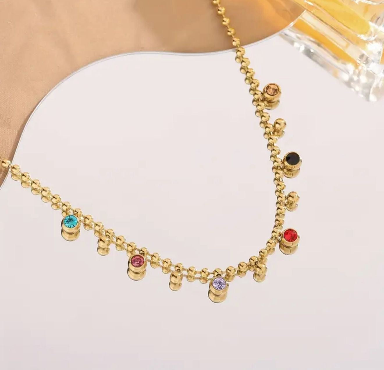 Hanging Stones Necklace