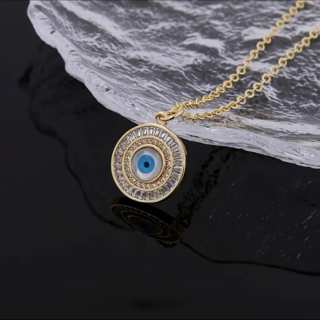Blue Evil Eye Necklace