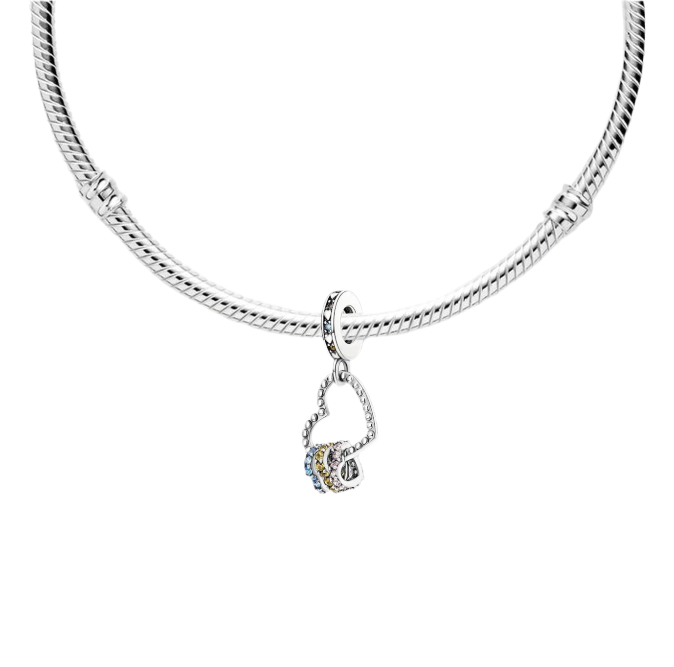 Connected Hearts Charm