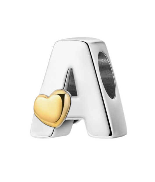 Letter A Alphabet Charm