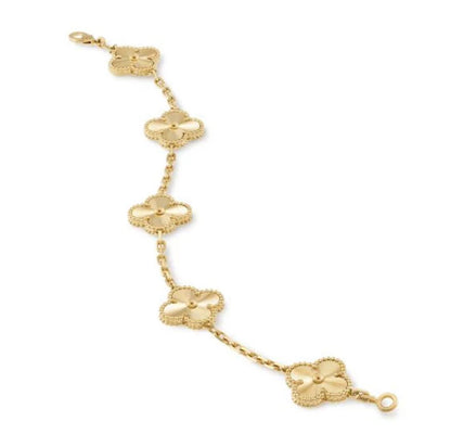 Minnatti Clover Bracelet White Pearl Bracelet