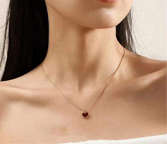 Red Heart Necklace