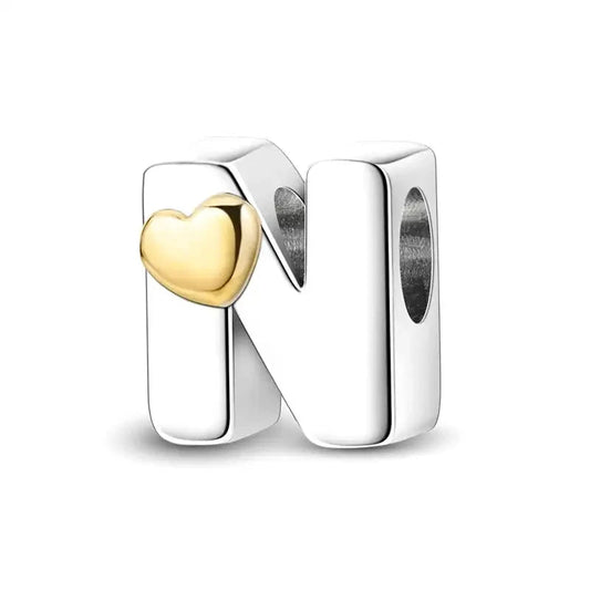 Letter N Alphabet Charm
