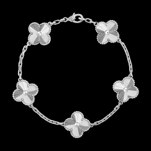Minnatti Clover Bracelet Silver