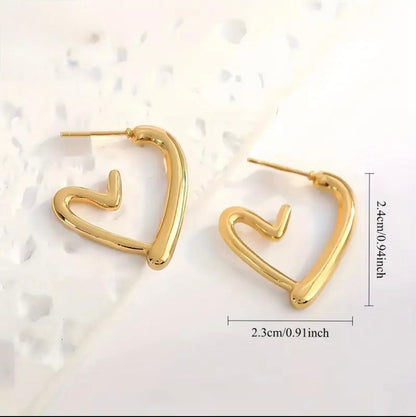 Heart-Shaped Earrings