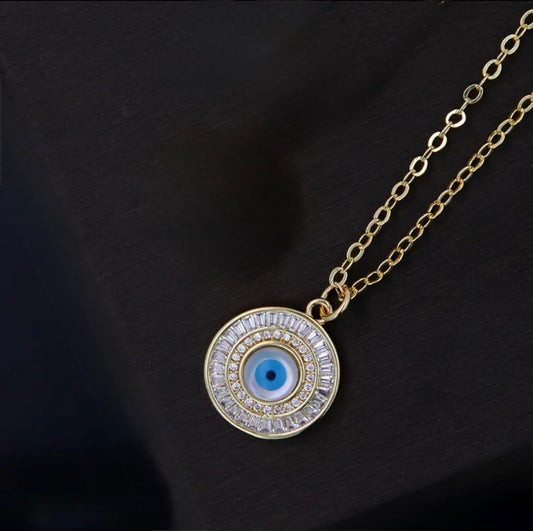 Blue Evil Eye Necklace