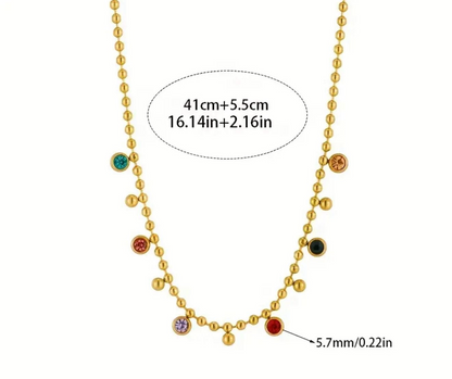 Hanging Stones Necklace