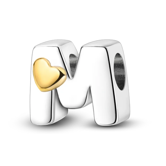 Letter M Alphabet Charm
