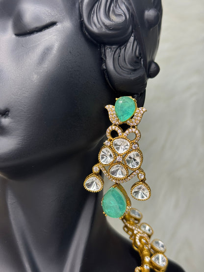 Green Moissanite Set