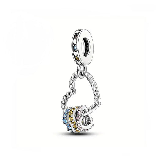 Connected Hearts Charm