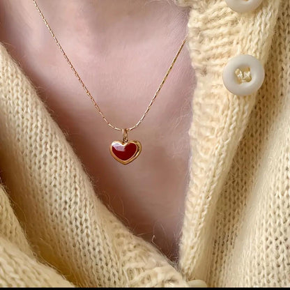 Red Heart Necklace