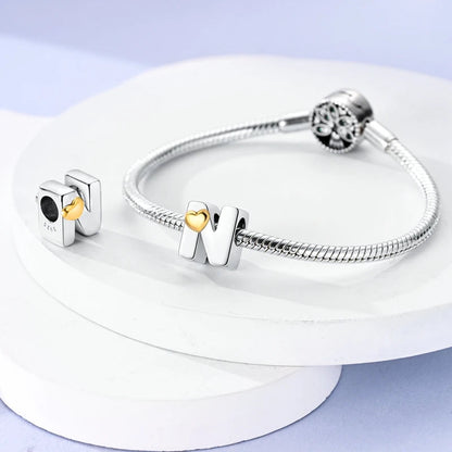 Letter N Alphabet Charm