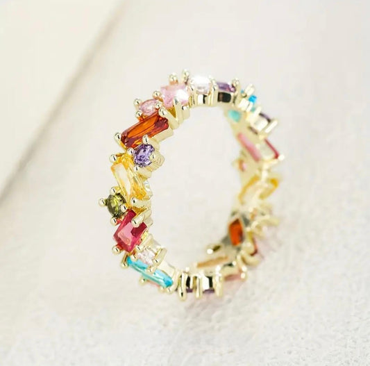 Geometry Rainbow Ring