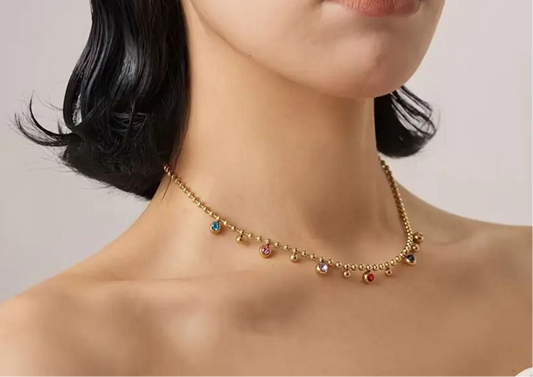 Hanging Stones Necklace