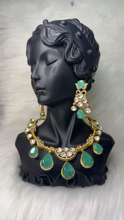 Green Moissanite Set