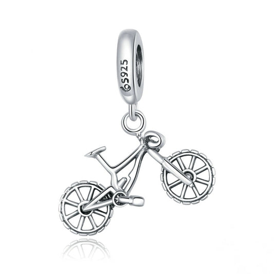 SILVER BIKE CHARM